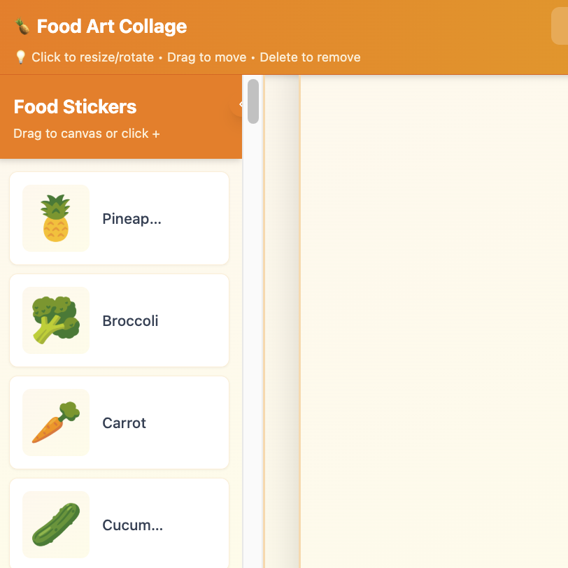 Image of the home screen of the Build a Face game 
