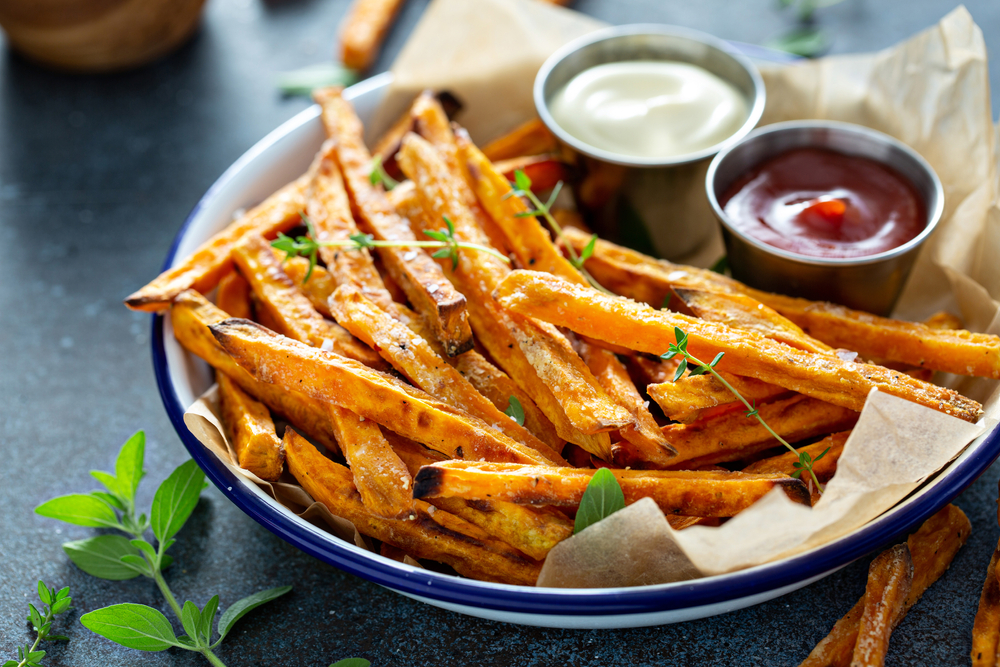Oven-Fried Sweet Potatoes